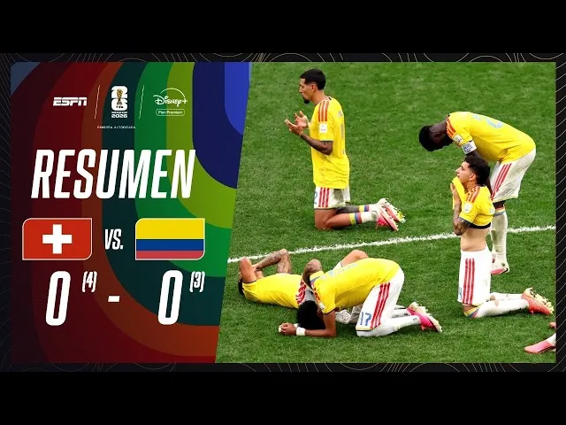 Швейцария – Колумбия – 0:0 (пен. 4:3)