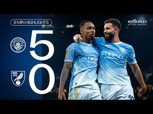 Манчестер Сити – Норвич Сити – 5:0